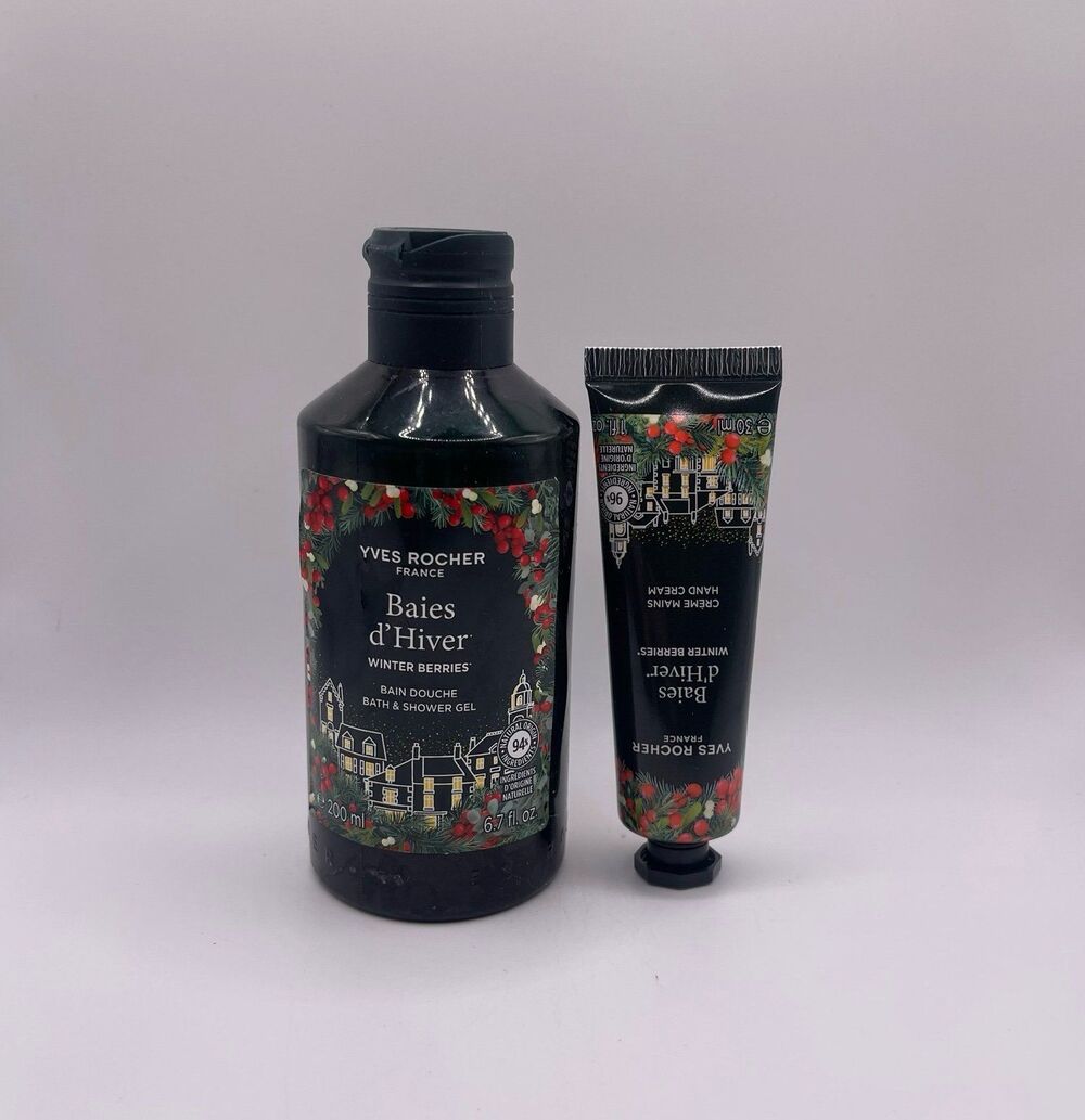 Yves Rocher Limited Edition Winter Berries Shower Gel & Hand Cream 2 PCS. Set